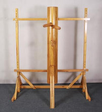 Load image into Gallery viewer, Height Adjustable Wing Chun Wooden Dummy with Frame
