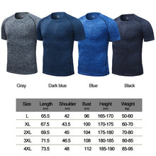 Load image into Gallery viewer, Men's Running T-Shirts - Quick Dry - Compression Sport T-Shirt - Sportwear, Soccer Shirts, Gym Shirts
