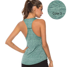 Load image into Gallery viewer, VEQKING Sleeveless Racerback Yoga Vest - Women Sports Singlet - Yoga Tank Top
